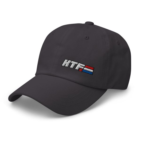 KTF Dad Hat – Dark Grey, left front