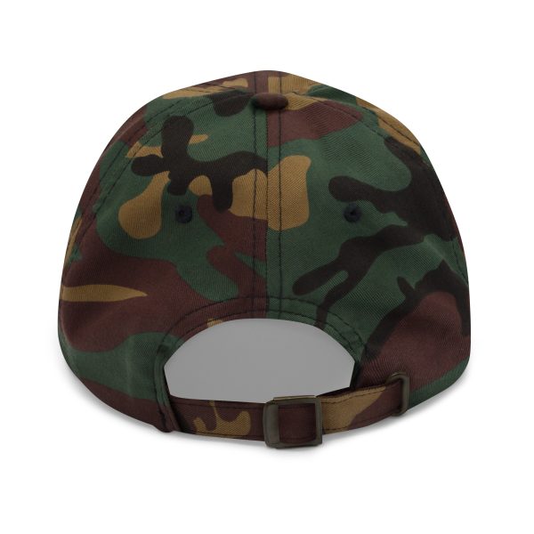 KTF Dad Hat – Green Camo, back