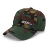 KTF Dad Hat – Green Camo, left front