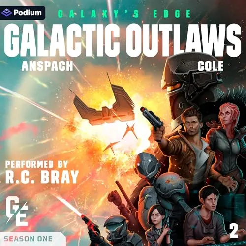Galactic Outlaws audiobook cover